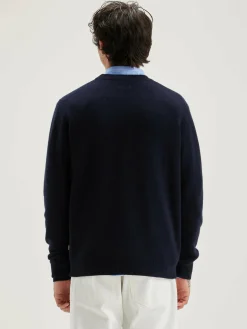 Bekijk Alles|Truien|Bellerose Donoon Ronde Hals Trui Navy