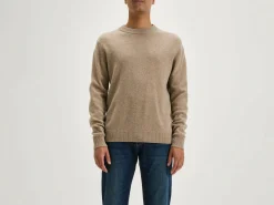 Bekijk Alles|Truien|Bellerose Donoon Ronde Hals Trui Oatmeal