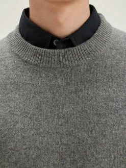 Bekijk Alles|Truien|Bellerose Donoon Ronde Hals Trui Mid grey