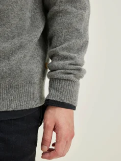 Bekijk Alles|Truien|Bellerose Donoon Ronde Hals Trui Mid grey