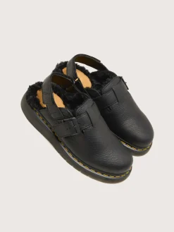 Bekijk Alles|Mules & Klompen|Dr martens DR. MARTENS Jorge II Muiltjes Met Imitatiebont Voering Voor Vrouwen