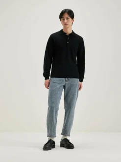 Bekijk Alles|Truien|Bellerose Dynol Polo-style Trui Black blue