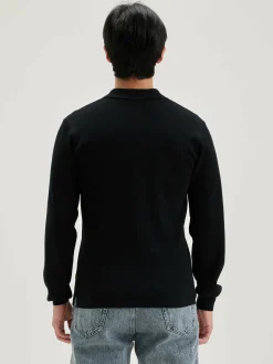 Bekijk Alles|Truien|Bellerose Dynol Polo-style Trui Black blue