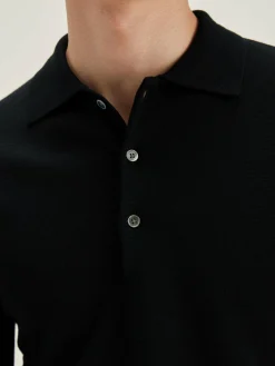 Bekijk Alles|Truien|Bellerose Dynol Polo-style Trui Black blue