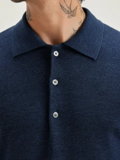 Bekijk Alles|Truien|Bellerose Dynol Polo-style Trui Night shadow