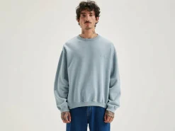 Bekijk Alles|Sweatshirts|Bellerose Fabien Ronde Hals Sweatshirt Chambray