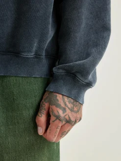 Bekijk Alles|Sweatshirts|Bellerose Fabien Ronde Hals Sweatshirt Black blue