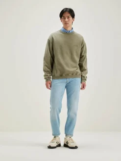 Bekijk Alles|Sweatshirts|Bellerose Fabien Ronde Hals Sweatshirt Military