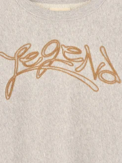 Sweatshirts|Bellerose Fago Ronde Hals Sweatshirt Heather grey