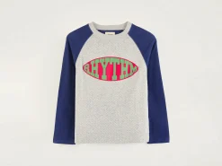 T-Shirt & Polos|Bellerose Fanos Lange Mouwen T-shirt Heather grey