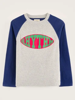 T-Shirt & Polos|Bellerose Fanos Lange Mouwen T-shirt Heather grey