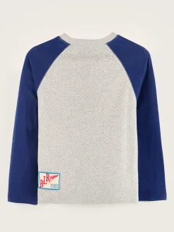 T-Shirt & Polos|Bellerose Fanos Lange Mouwen T-shirt Heather grey