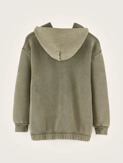 Sweatshirts|Bellerose Farino Hoodie Met Ritssluiting Moss