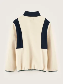 Sweatshirts|Bellerose Faris Sweatshirt Met Rits Sugarcane
