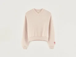 Sweatshirts|Bellerose Febie V-hals Sweatshirt Misty