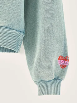 Sweatshirts|Bellerose Febie V-hals Sweatshirt Hydro