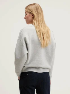 Sweatshirts|Bellerose Fellow V-hals Sweatshirt Heather grey