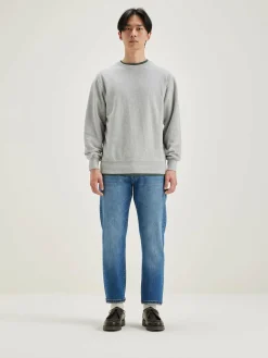Bekijk Alles|Sweatshirts|Bellerose Flake Ronde Hals Sweatshirt Heather grey