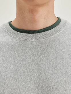 Bekijk Alles|Sweatshirts|Bellerose Flake Ronde Hals Sweatshirt Heather grey