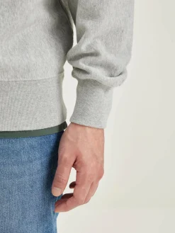 Bekijk Alles|Sweatshirts|Bellerose Flake Ronde Hals Sweatshirt Heather grey