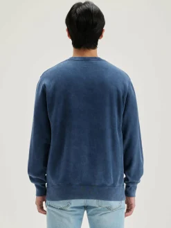 Bekijk Alles|Sweatshirts|Bellerose Flake Ronde Hals Sweatshirt Ink