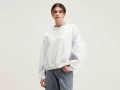 Sweatshirts|Bellerose Flips Ronde Hals Sweatshirt Vintage white