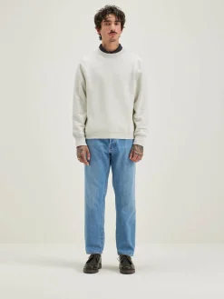 Bekijk Alles|Sweatshirts|Bellerose Flock Ronde Hals Sweatshirt Craie