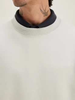 Bekijk Alles|Sweatshirts|Bellerose Flock Ronde Hals Sweatshirt Craie