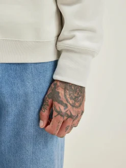 Bekijk Alles|Sweatshirts|Bellerose Flock Ronde Hals Sweatshirt Craie