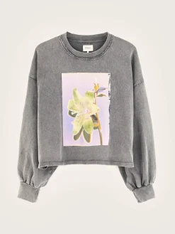 T-Shirts|Bellerose Franco Pofmouwen T-shirt Black beauty