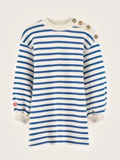 Jurken|Bellerose Francy Sweatshirtjurk Ice / Worker