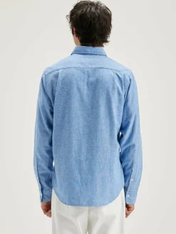 Bekijk Alles|Hemden|Bellerose Franklin Popeline Hemd Blue