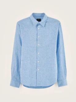 Bekijk Alles|Hemden|Bellerose Franklin Popeline Hemd Blue