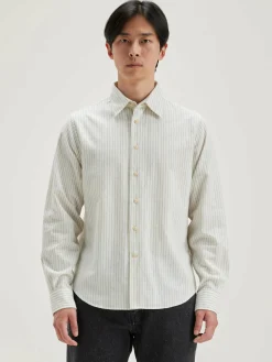 Bekijk Alles|Hemden|Bellerose Franklin Popeline Hemd Antique white