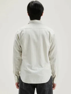 Bekijk Alles|Hemden|Bellerose Franklin Popeline Hemd Antique white