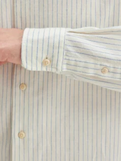 Bekijk Alles|Hemden|Bellerose Franklin Popeline Hemd Antique white