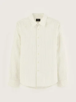 Bekijk Alles|Hemden|Bellerose Franklin Popeline Hemd Antique white