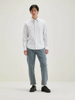 Hemden|Bekijk Alles|Bellerose Franklin Popeline Hemd White