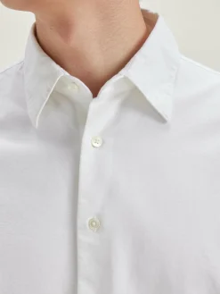 Hemden|Bekijk Alles|Bellerose Franklin Popeline Hemd White