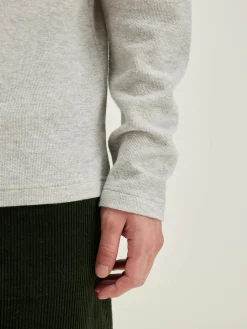 Bekijk Alles|T-Shirt & Polos|Bellerose Fresh Lange Mouwen T-shirt Heather grey