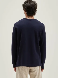 Bekijk Alles|T-Shirt & Polos|Bellerose Fresh Lange Mouwen T-shirt Navy