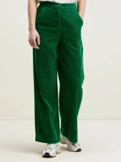 Broeken|Bellerose Gabor Rechte Wijde Broek Chlorophile