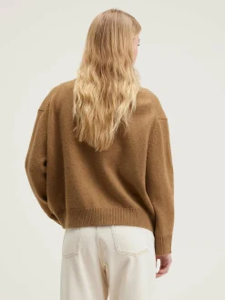 Bekijk Alles|Truien|Bellerose Gaddin Boxy Cardigan Tan