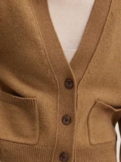 Bekijk Alles|Truien|Bellerose Gaddin Boxy Cardigan Tan