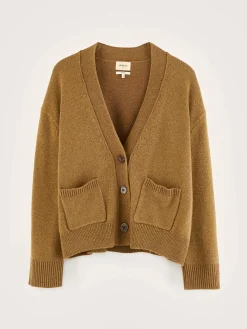Bekijk Alles|Truien|Bellerose Gaddin Boxy Cardigan Tan