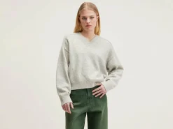 Truien|Bellerose Gador Boxy Trui Oyster