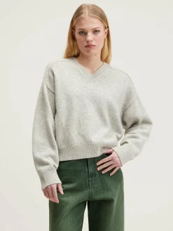 Truien|Bellerose Gador Boxy Trui Oyster