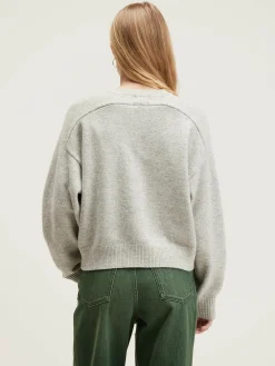 Truien|Bellerose Gador Boxy Trui Oyster