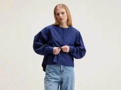 Bekijk Alles|Blouses & Hemden|Bellerose Galaxy Popeline Hemd Naval