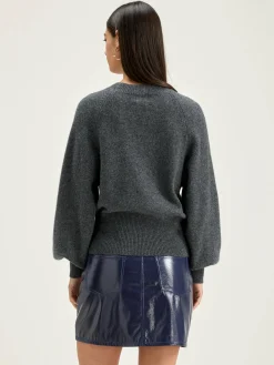 Truien|Bellerose Ganto Ronde Hals Trui Mid grey